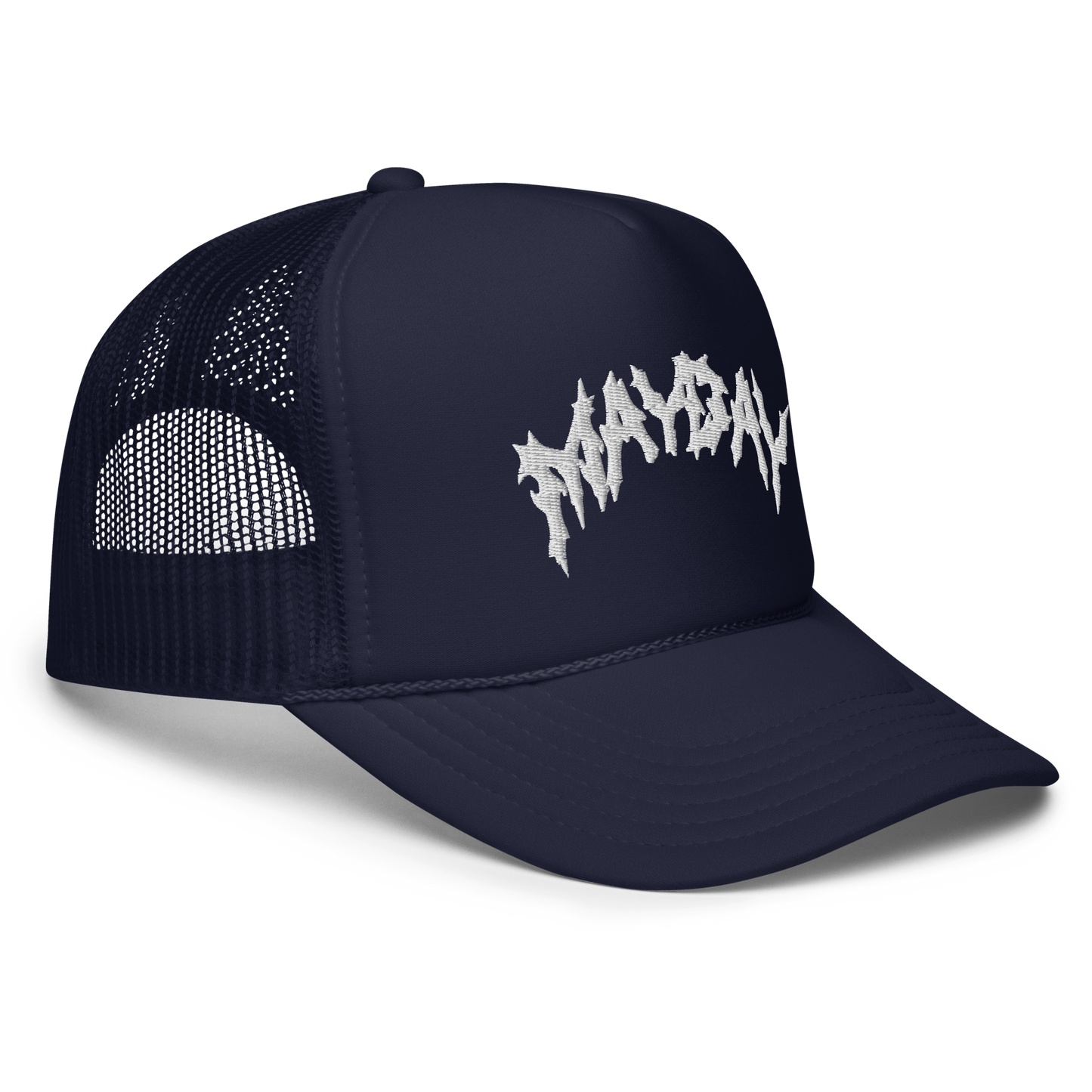 MAYDAY Embroidered Foam Trucker Hat