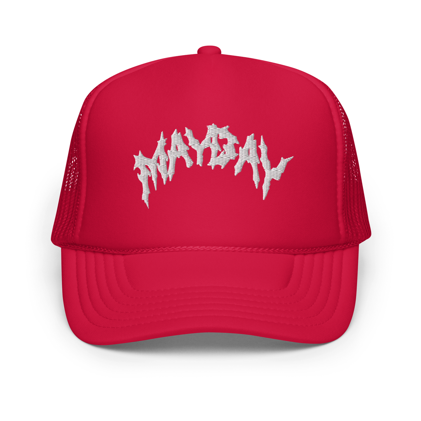 MAYDAY Embroidered Foam Trucker Hat